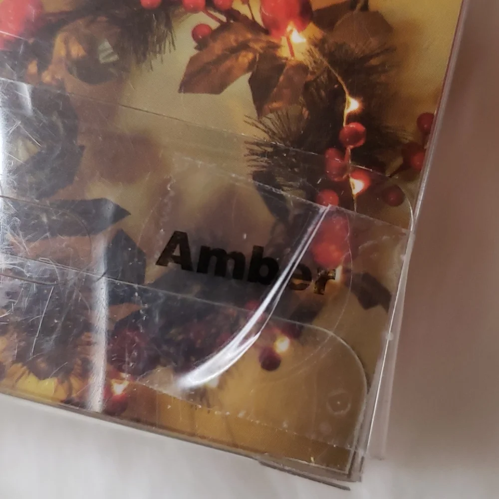 Manor Lane Battery Powered Amber Shimmer Lights 3 Feet Long NWT